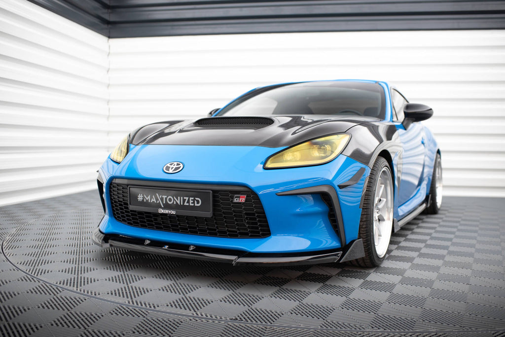 Prelungire splitter bara fata Toyota GR86 Mk1 2021- v3 - Maxton Design