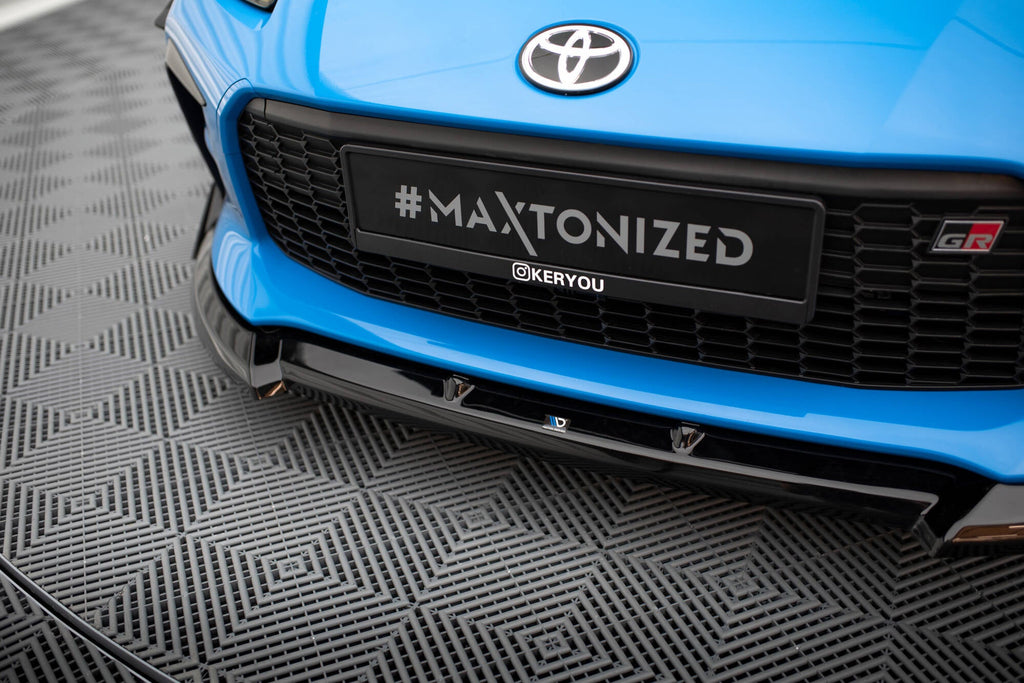 Prelungire splitter bara fata Toyota GR86 Mk1 2021- v3 - Maxton Design