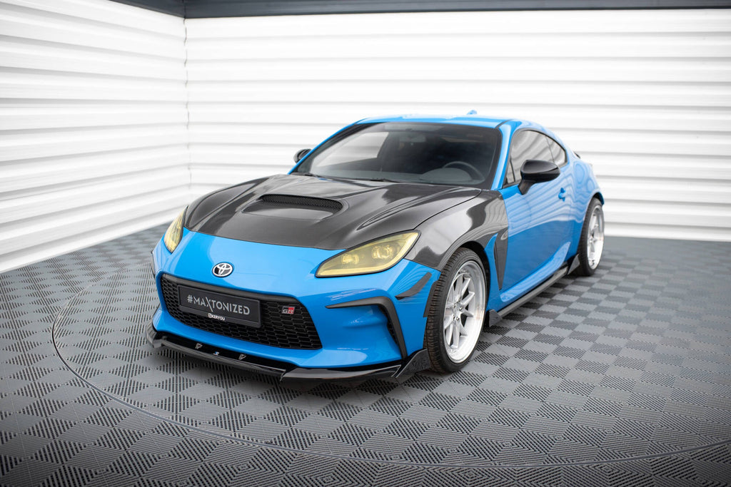 Prelungire splitter bara fata Toyota GR86 Mk1 2021- v3 - Maxton Design