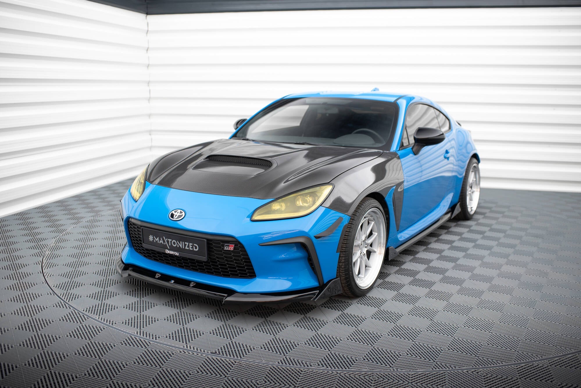 Prelungire splitter bara fata Toyota GR86 Mk1 2021- v3 - Maxton Design