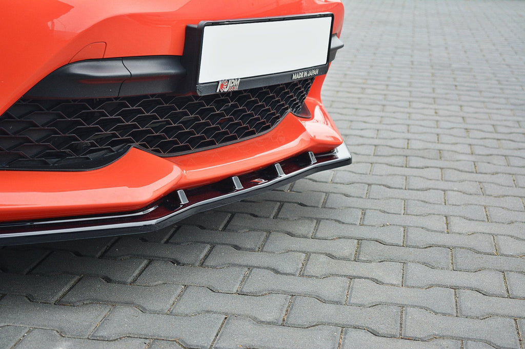 Prelungire splitter bara fata Toyota GT86 Facelift 2017- v7 - Maxton Design