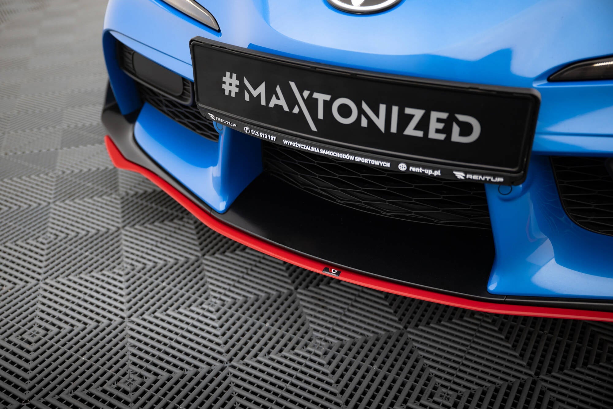 Prelungire splitter bara fata Toyota Supra Mk5 2019- v3 - Maxton Design
