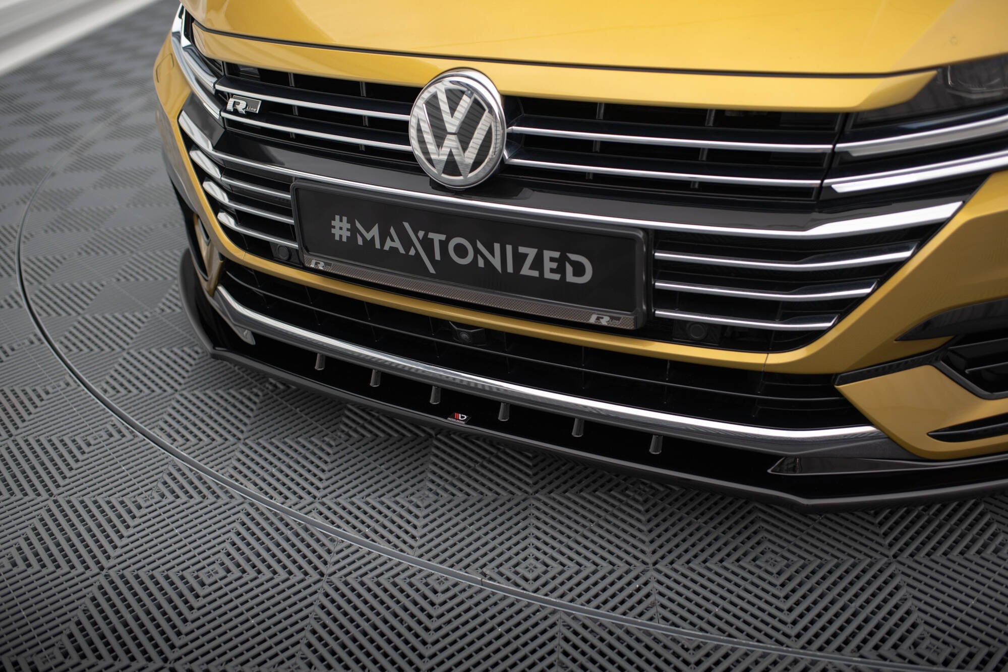 Prelungire splitter bara fata Volkswagen Arteon 2017- v3 - Maxton Design