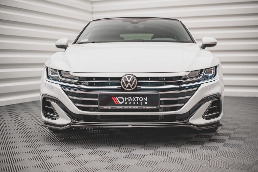 Prelungire splitter bara fata Volkswagen Arteon R-Line Facelift 2020- v9 - Maxton Design