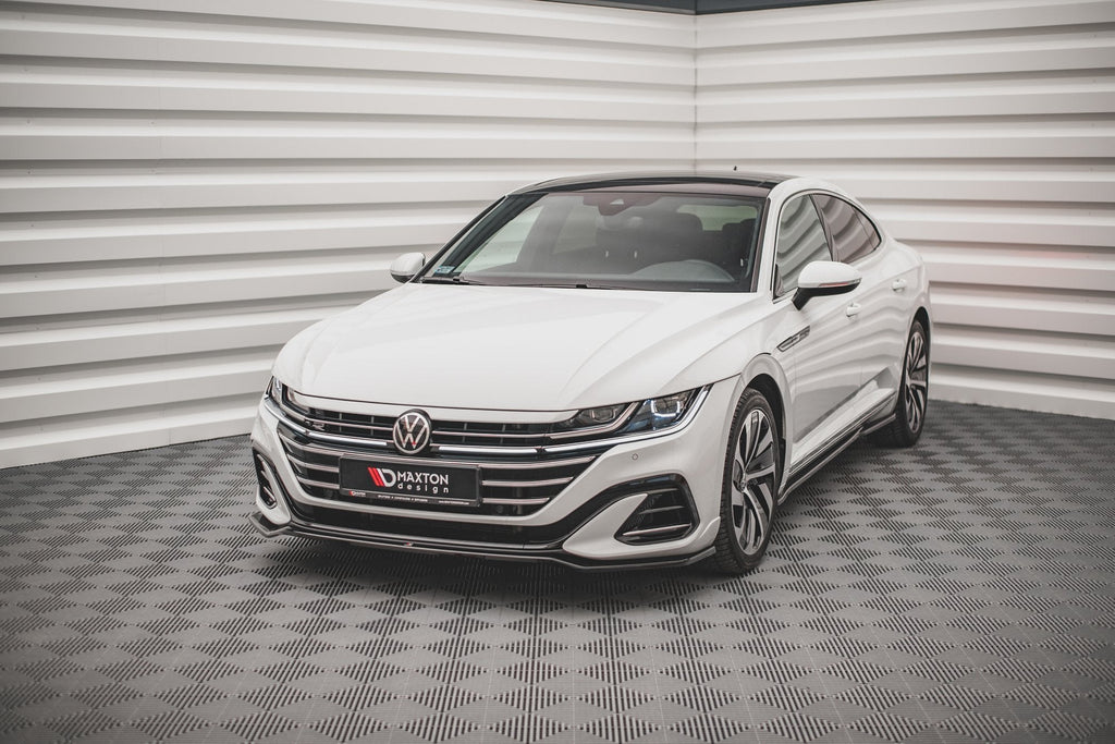 Prelungire splitter bara fata Volkswagen Arteon R-Line Facelift 2020- v9 - Maxton Design