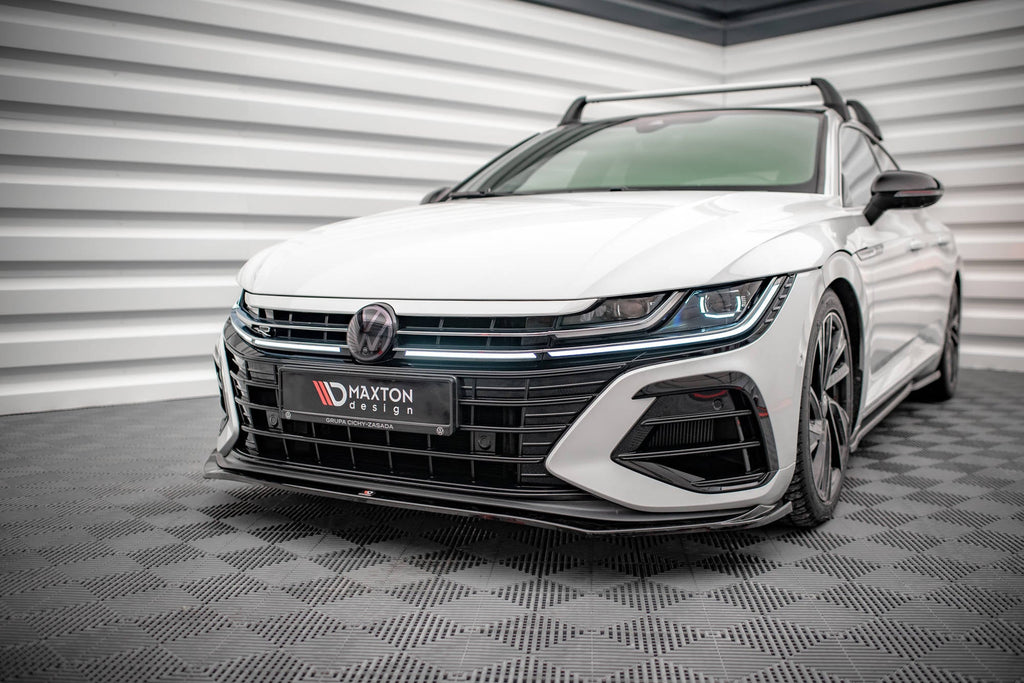 Prelungire splitter bara fata Volkswagen Arteon R 2020- v13 - Maxton Design