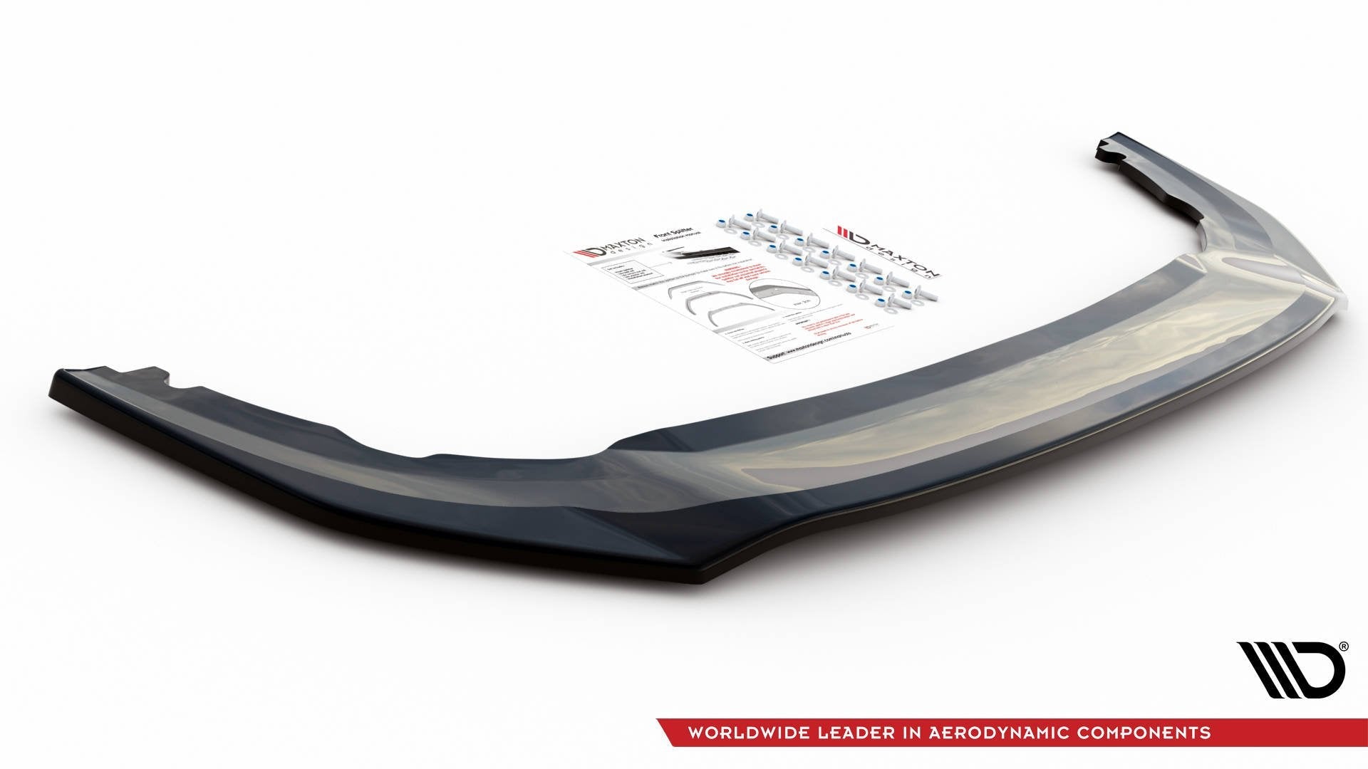 Prelungire splitter bara fata Volkswagen Golf 8 GTI Clubsport 2020- v14 - Maxton Design