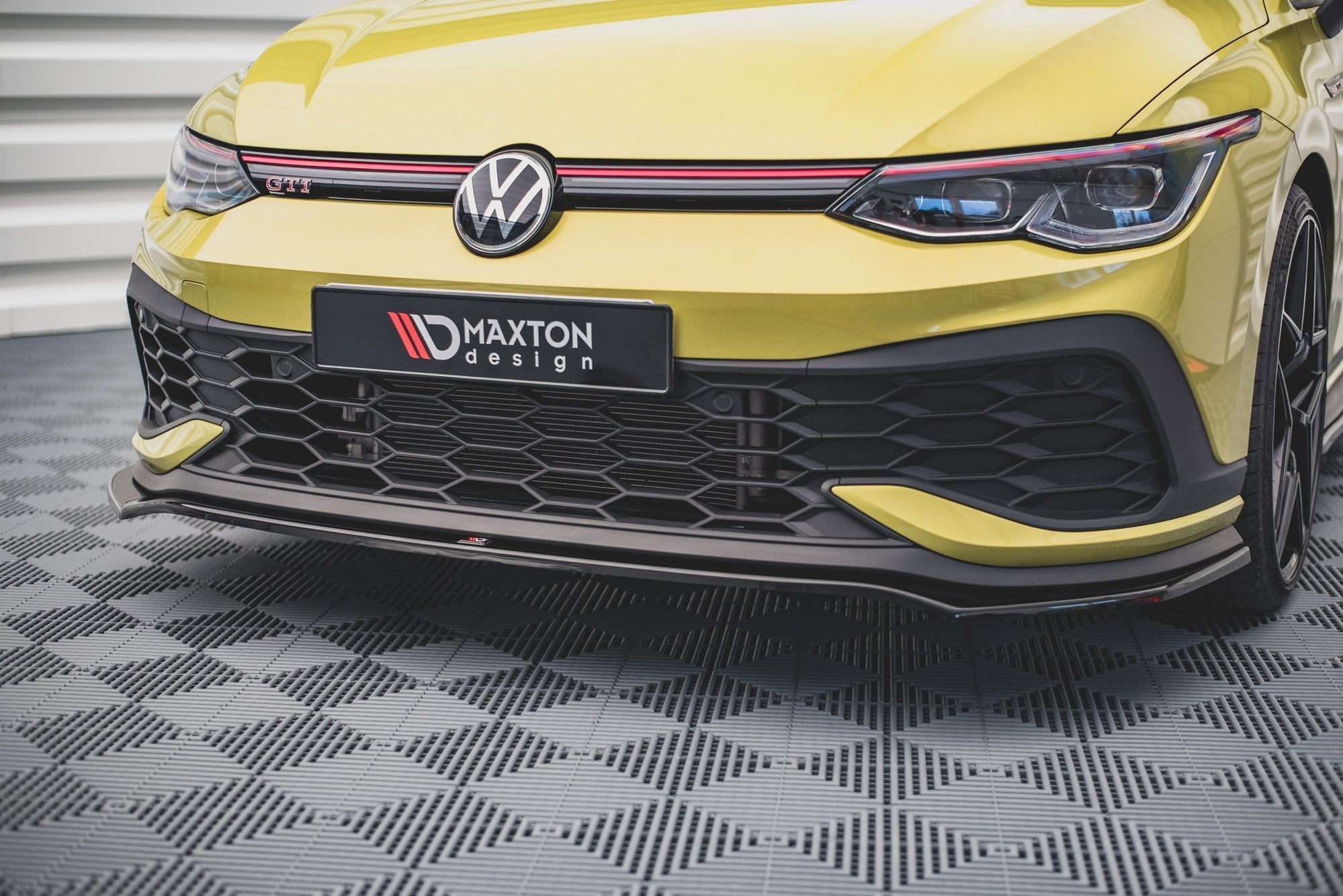 Prelungire splitter bara fata Volkswagen Golf 8 GTI Clubsport 2020- v14 - Maxton Design