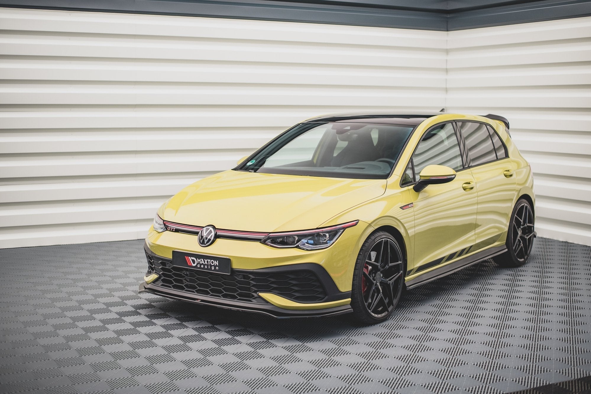 Prelungire splitter bara fata Volkswagen Golf 8 GTI Clubsport 2020- v14 - Maxton Design