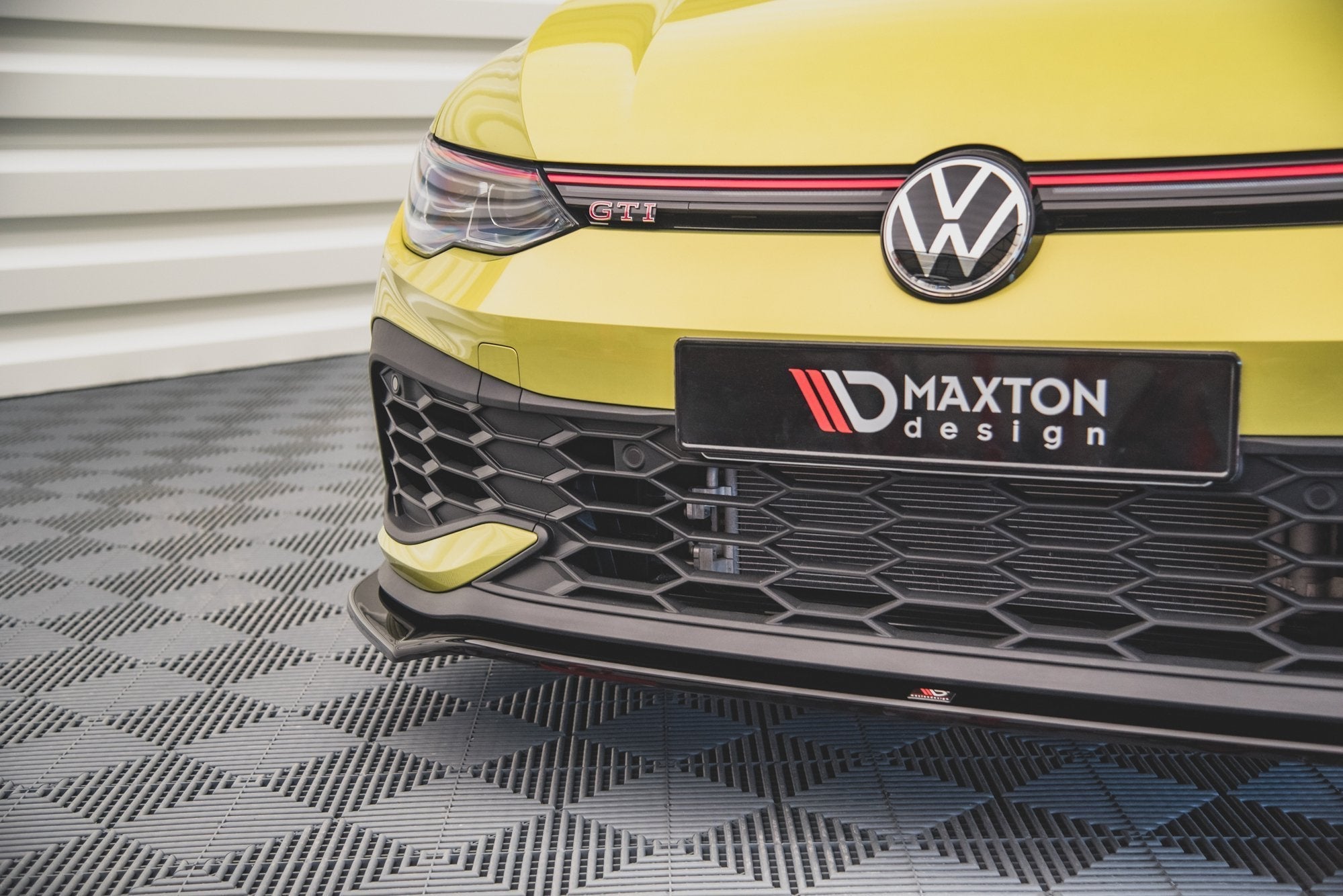 Prelungire splitter bara fata Volkswagen Golf 8 GTI Clubsport 2020- v14 - Maxton Design
