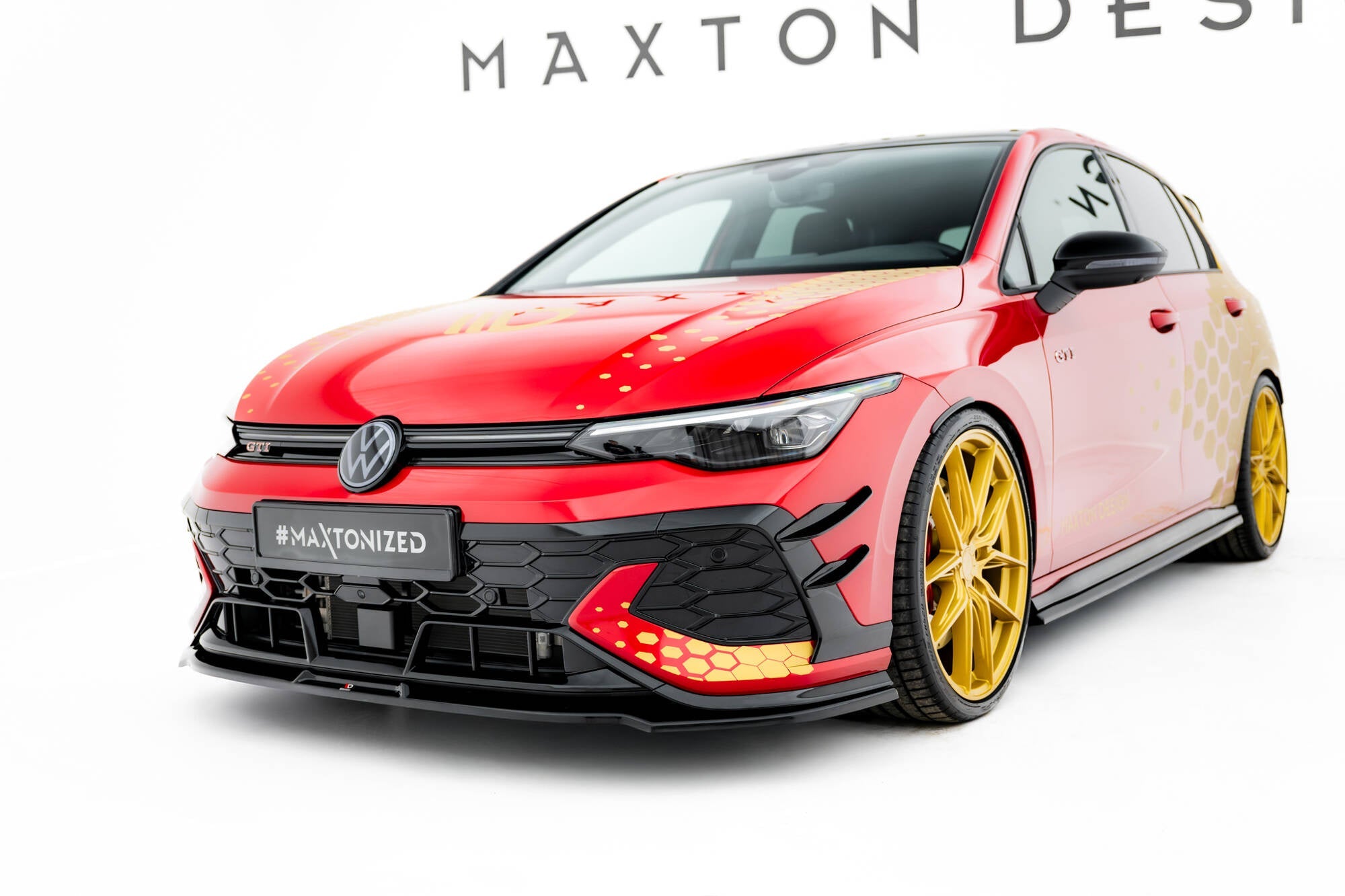 Prelungire splitter bara fata Volkswagen Golf GTI Clubsport Mk8 Facelift 2024- v42 - Maxton Design