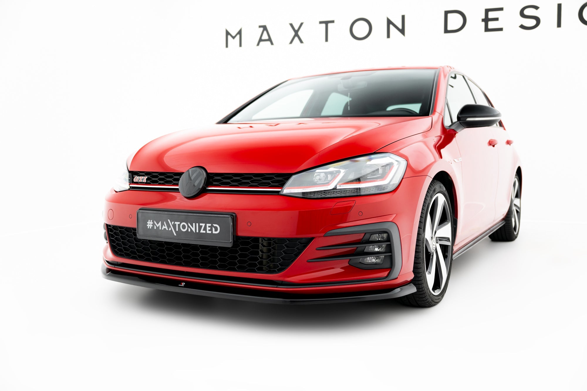 Prelungire splitter bara fata Volkswagen Golf GTI Mk7 Facelift 2016-2020 v30 - Maxton Design