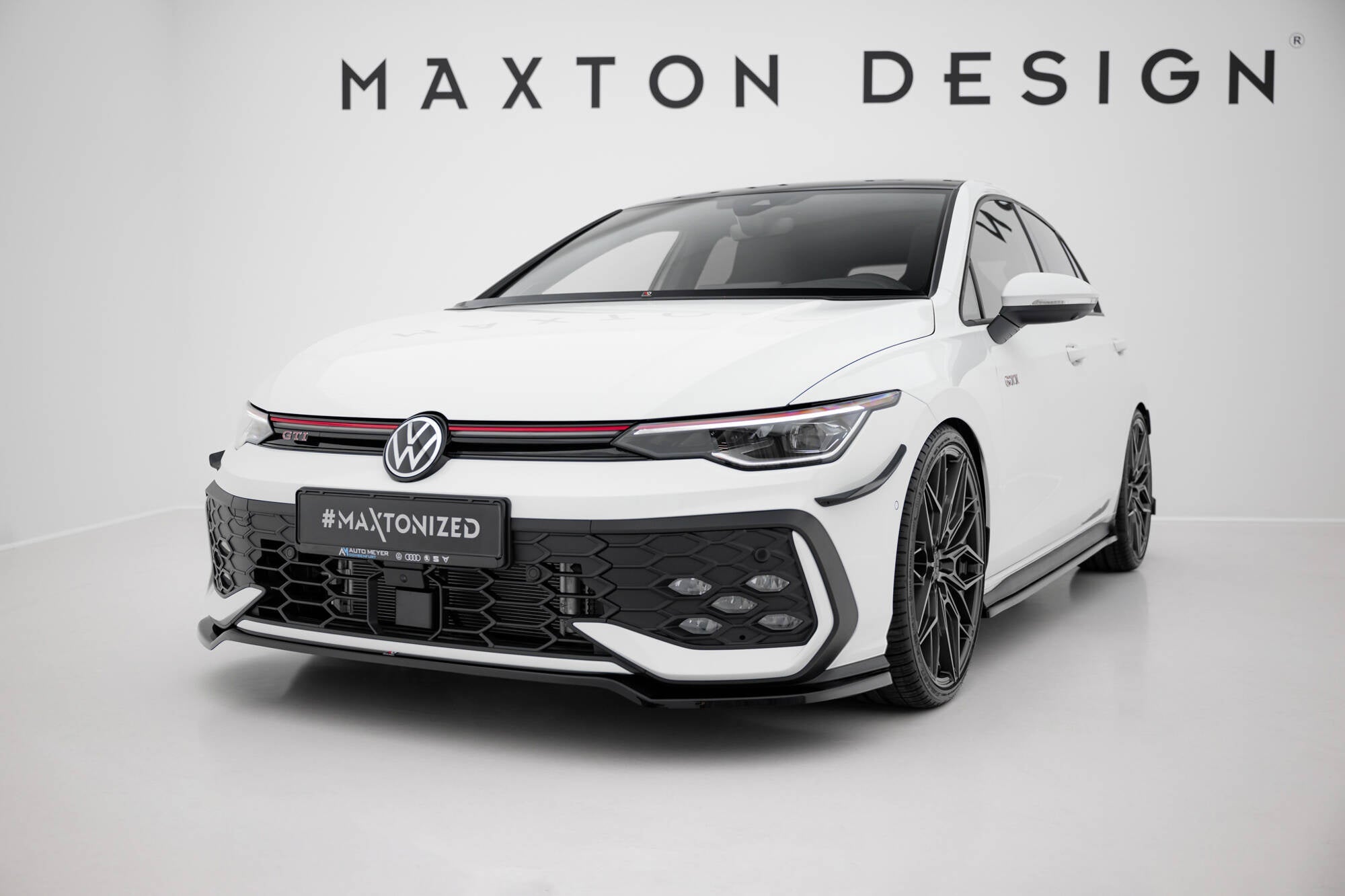 Prelungire splitter bara fata Volkswagen Golf GTI / GTE / R-Line Mk8 Facelift 2024- v35 - Maxton Design