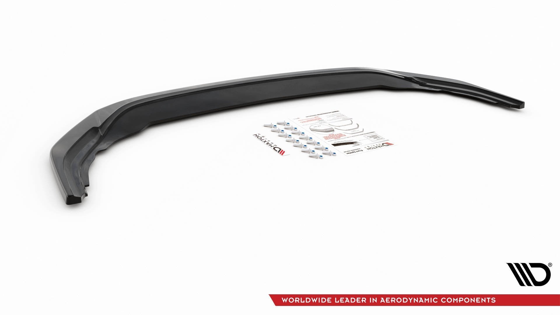 Prelungire splitter bara fata Volkswagen Golf R Mk8 2020- v21 - Maxton Design