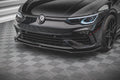 Prelungire splitter bara fata Volkswagen Golf R Mk8 2020- v21 - Maxton Design