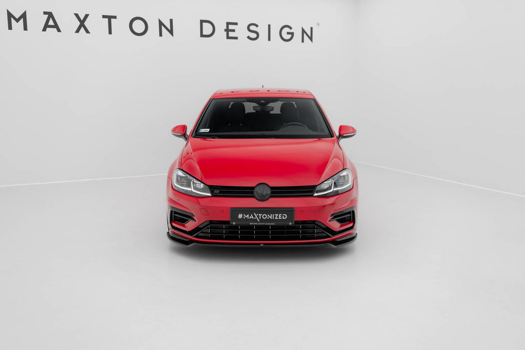 Prelungire splitter bara fata Volkswagen Golf 7 R Facelift 2017- v17 - Maxton Design