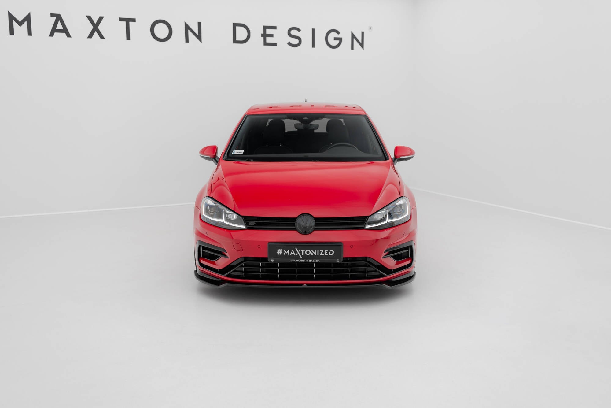 Prelungire splitter bara fata Volkswagen Golf 7 R Facelift 2017- v17 - Maxton Design
