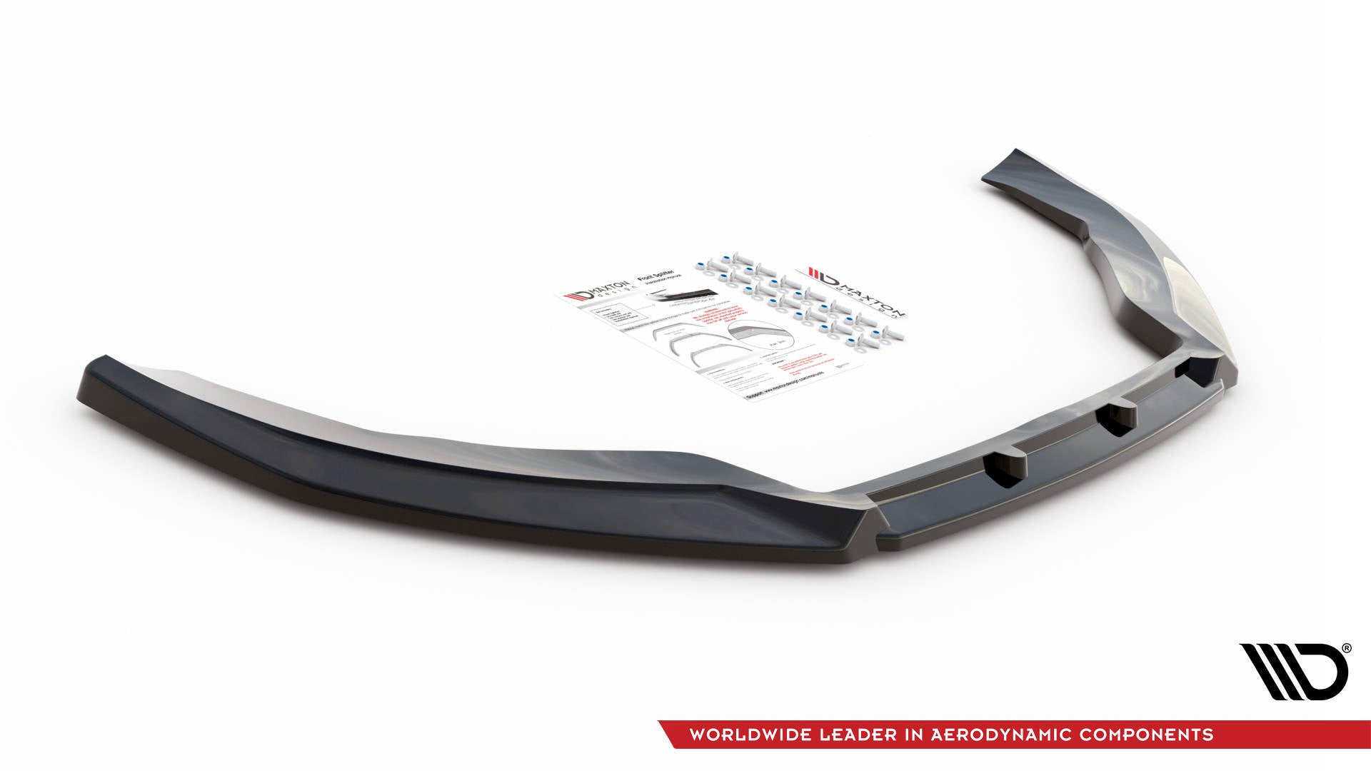 Prelungire splitter bara fata Volkswagen Passat CC 2008-2012 v5 - Maxton Design
