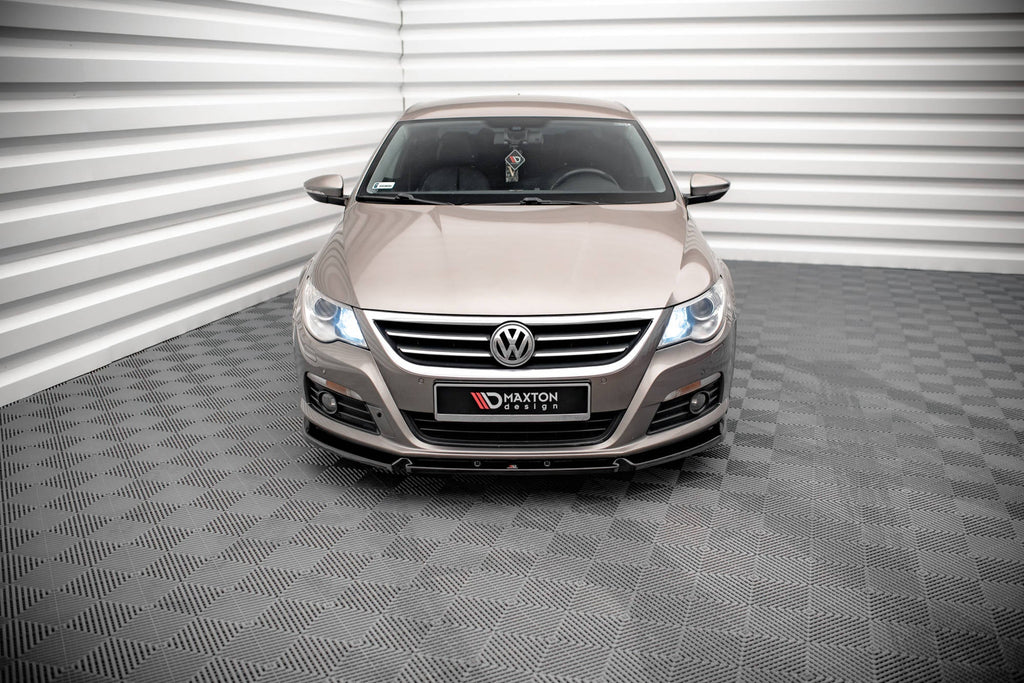 Prelungire splitter bara fata Volkswagen Passat CC 2008-2012 v5 - Maxton Design
