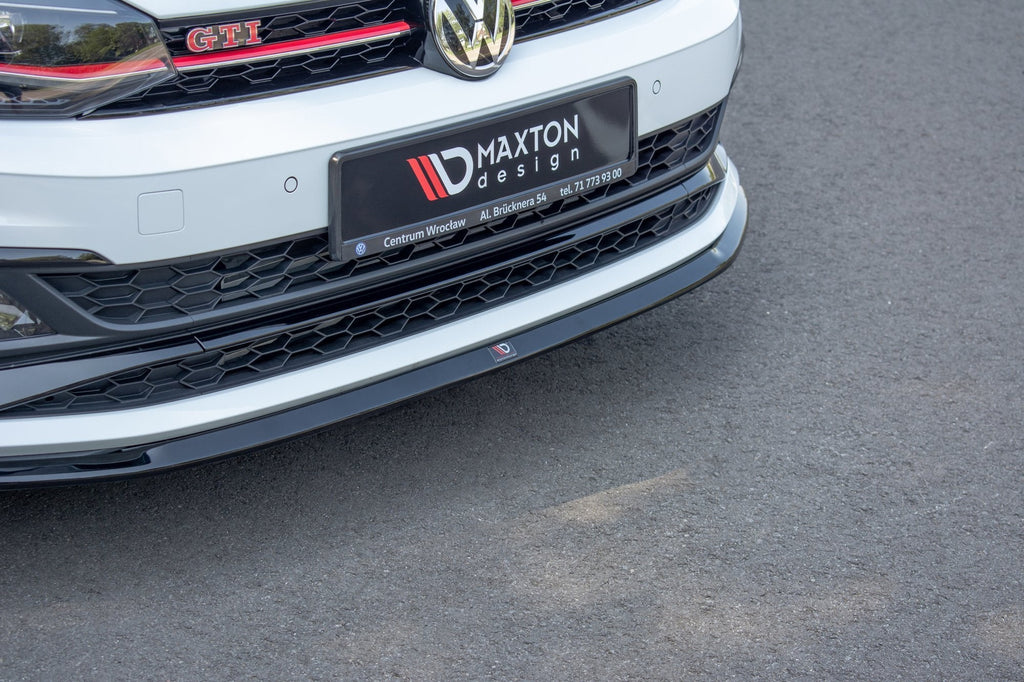 Prelungire splitter bara fata Volkswagen Polo Mk6 GTI 2017- v12 - Maxton Design
