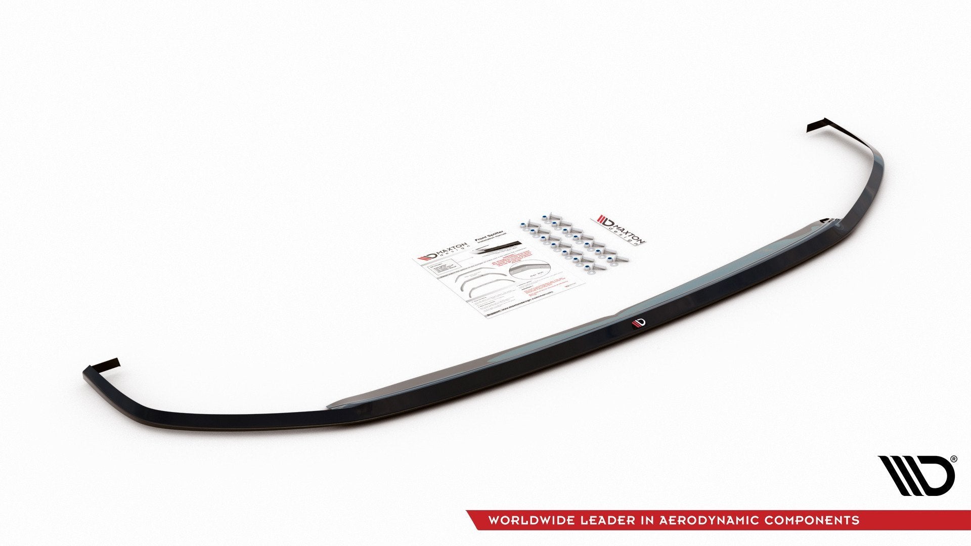 Prelungire splitter bara fata Volkswagen Polo Mk6 GTI 2017- v12 - Maxton Design