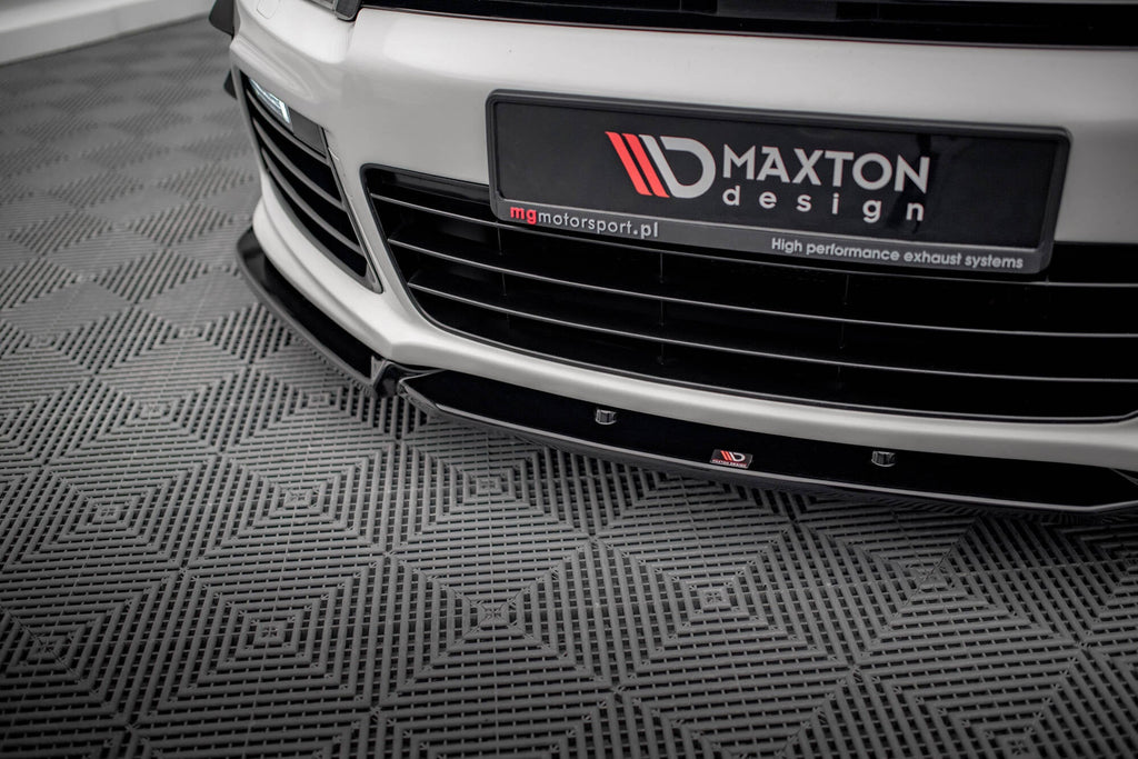Prelungire splitter bara fata Volkswagen Scirocco R Mk3 2008-2014 v12 - Maxton Design