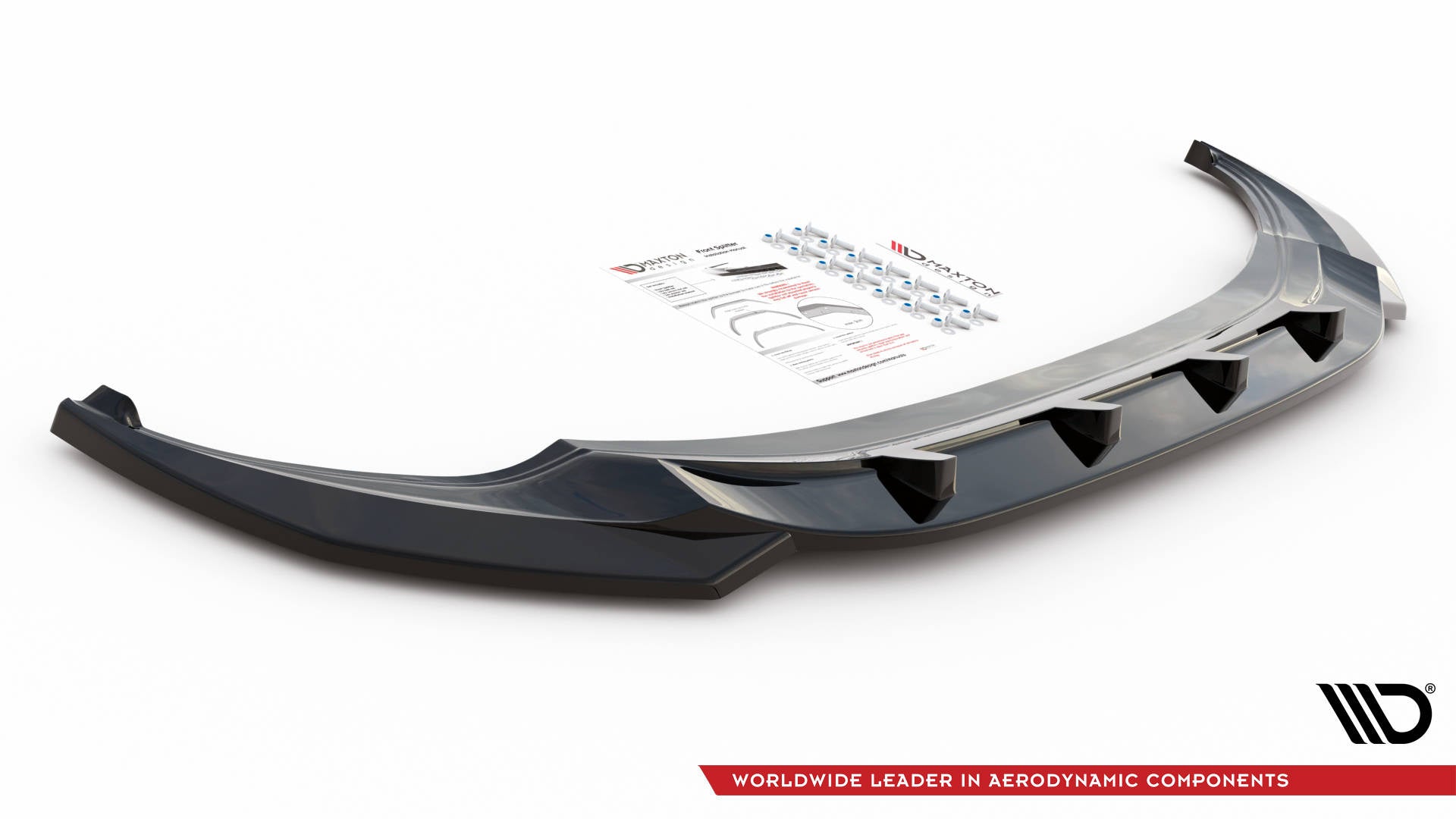 Prelungire splitter bara fata Volkswagen Tiguan R R-Line Mk2 Facelift 2020- v4 - Maxton Design