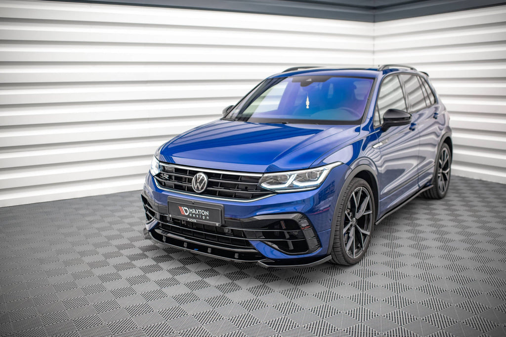 Prelungire splitter bara fata Volkswagen Tiguan R R-Line Mk2 Facelift 2020- v4 - Maxton Design