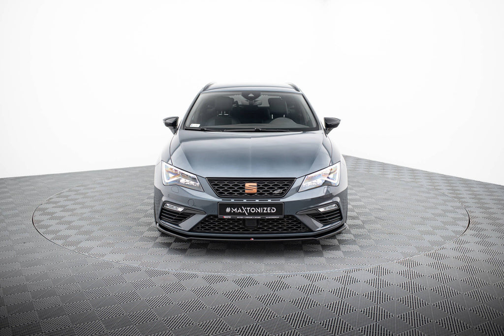 Prelungire splitter bara fata Seat Leon 5F MK3 Cupra Fr Facelift 2017-2019 v6 - Maxton Design