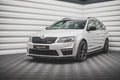 Prelungire splitter bara fata Skoda Octavia RS Mk3 2013-2016 v14 - Maxton Design