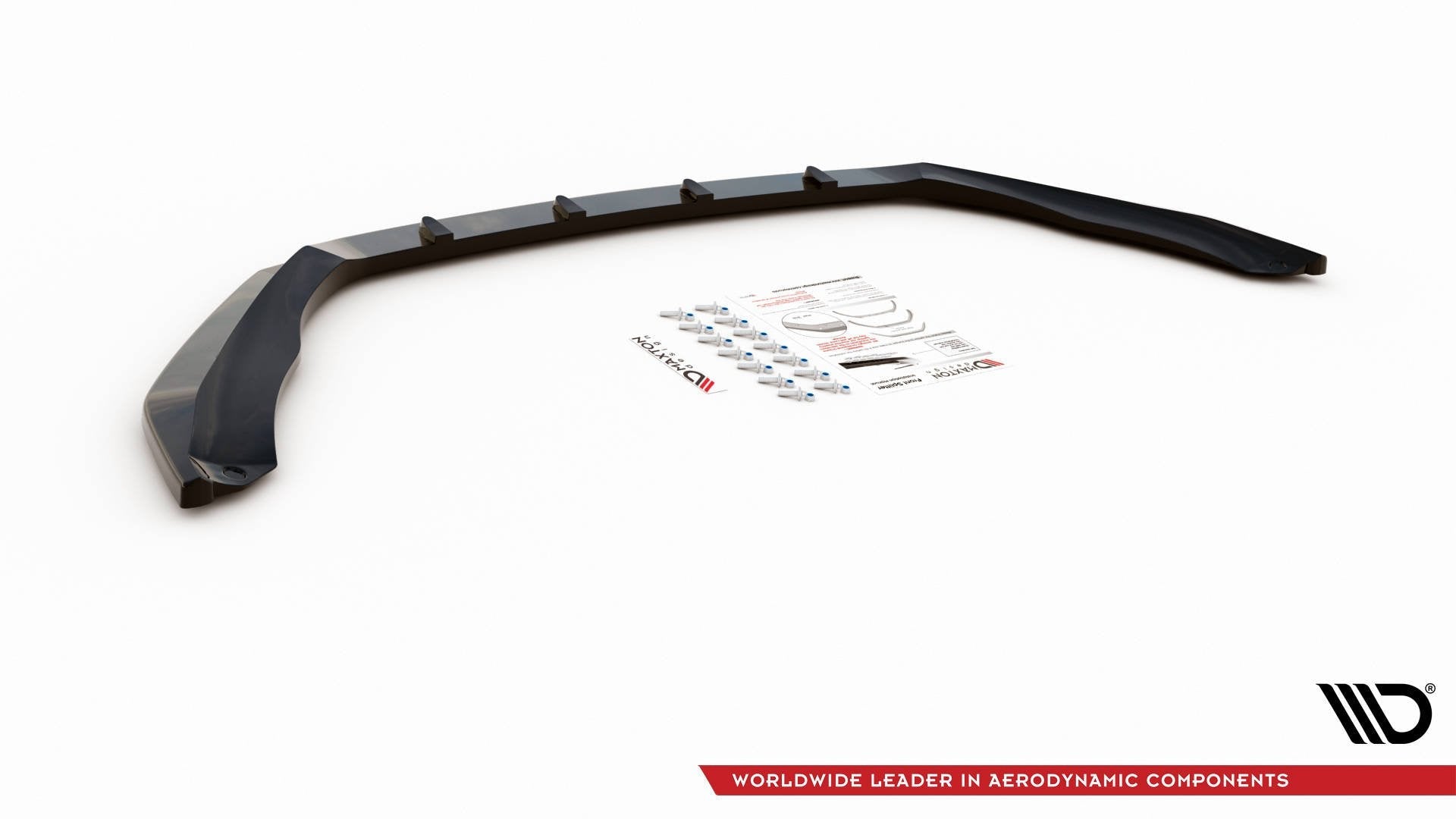 Prelungire splitter bara fata Skoda Octavia RS Mk3 2013-2016 v14 - Maxton Design