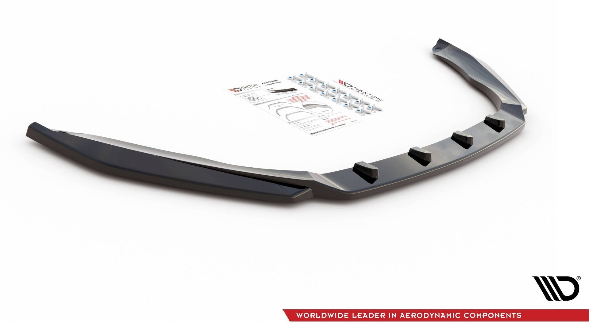 Prelungire splitter bara fata Skoda Octavia RS Mk3 2013-2016 v14 - Maxton Design