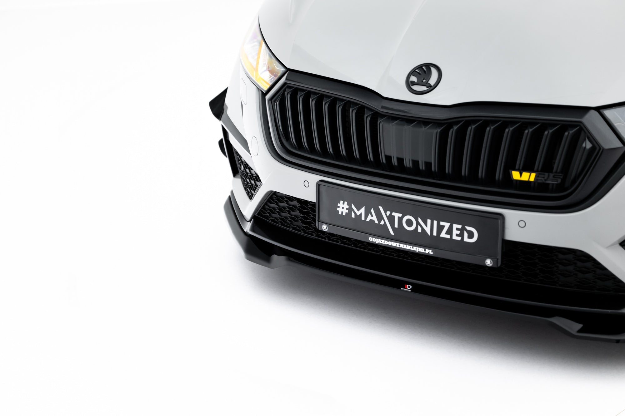 Prelungire splitter bara fata Skoda Octavia RS Mk4 2020-2024 v20 - Maxton Design