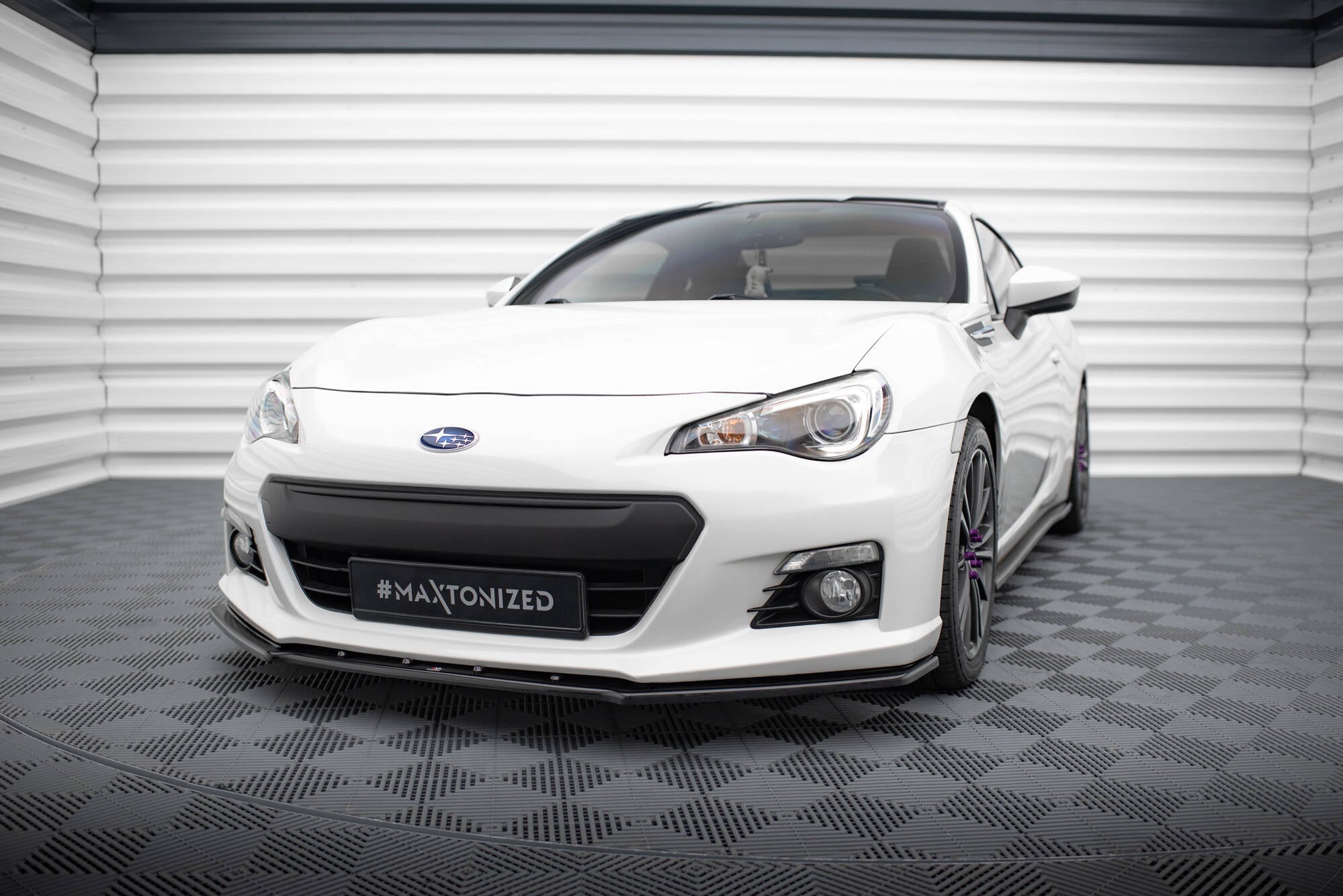 Prelungire splitter bara fata Subaru BRZ 2012-2017 v11 - Maxton Design