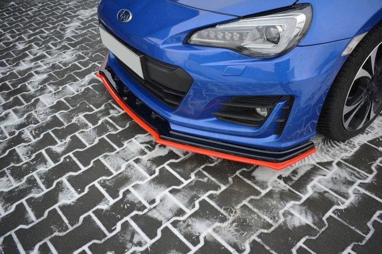 Prelungire splitter bara fata subaru brz facelift 2017- v7 - Maxton Design