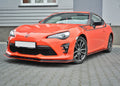 Prelungire splitter bara fata Toyota GT86 Facelift 2017- v8 - Maxton Design