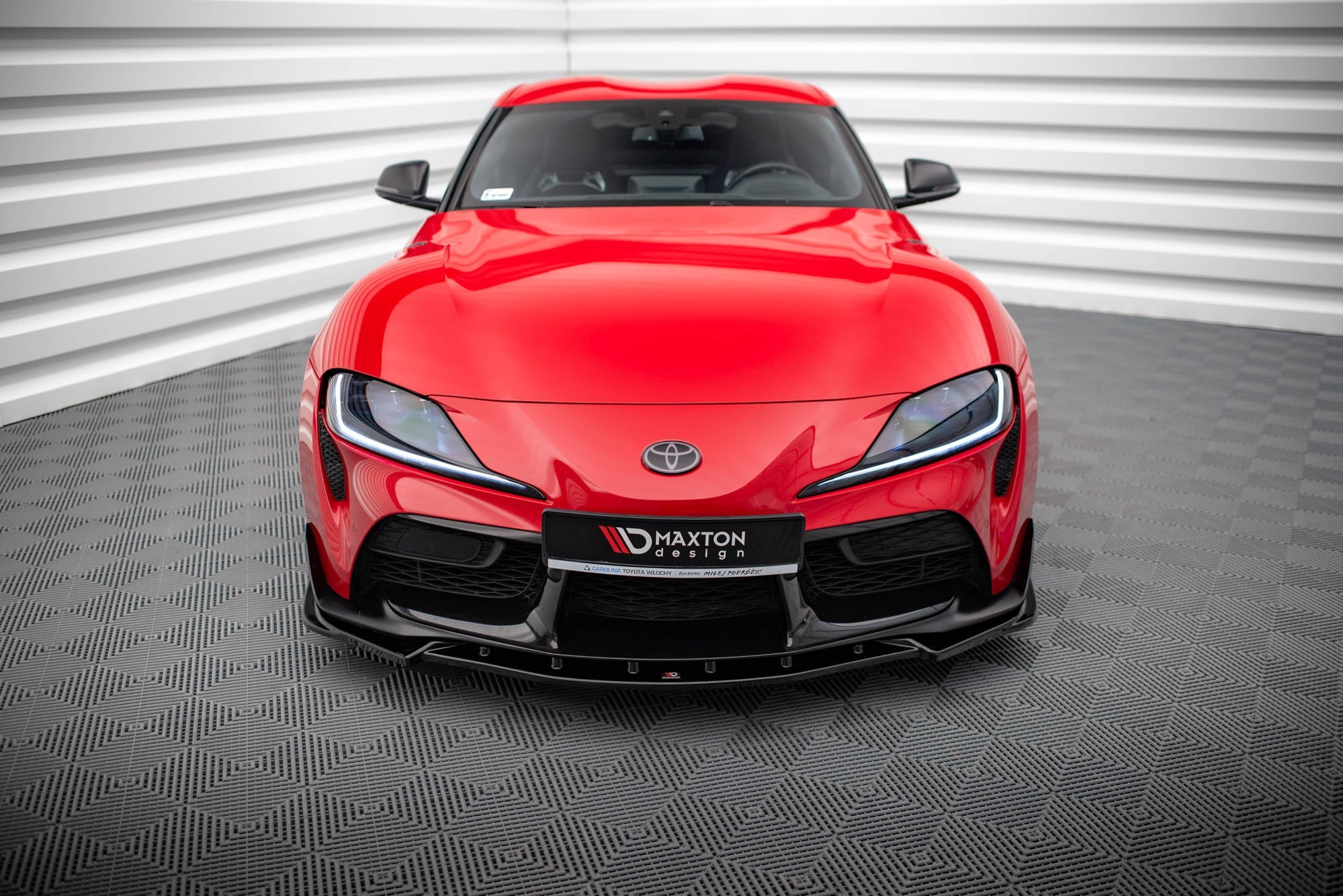 Prelungire splitter bara fata Toyota Supra Mk5 2019- v4 - Maxton Design