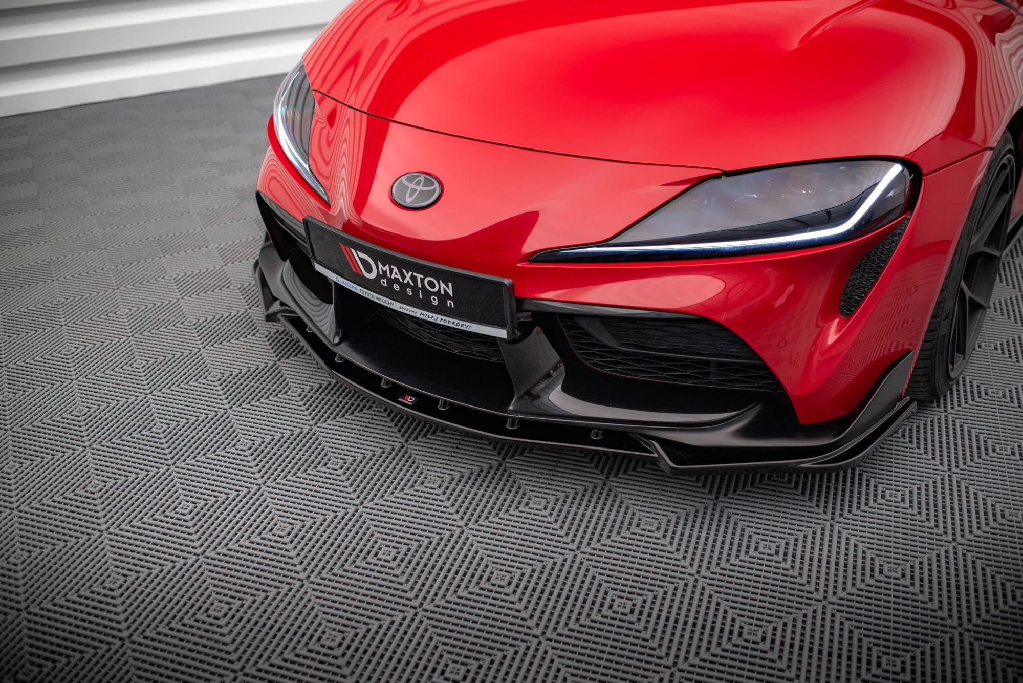 Prelungire splitter bara fata Toyota Supra Mk5 2019- v4 - Maxton Design