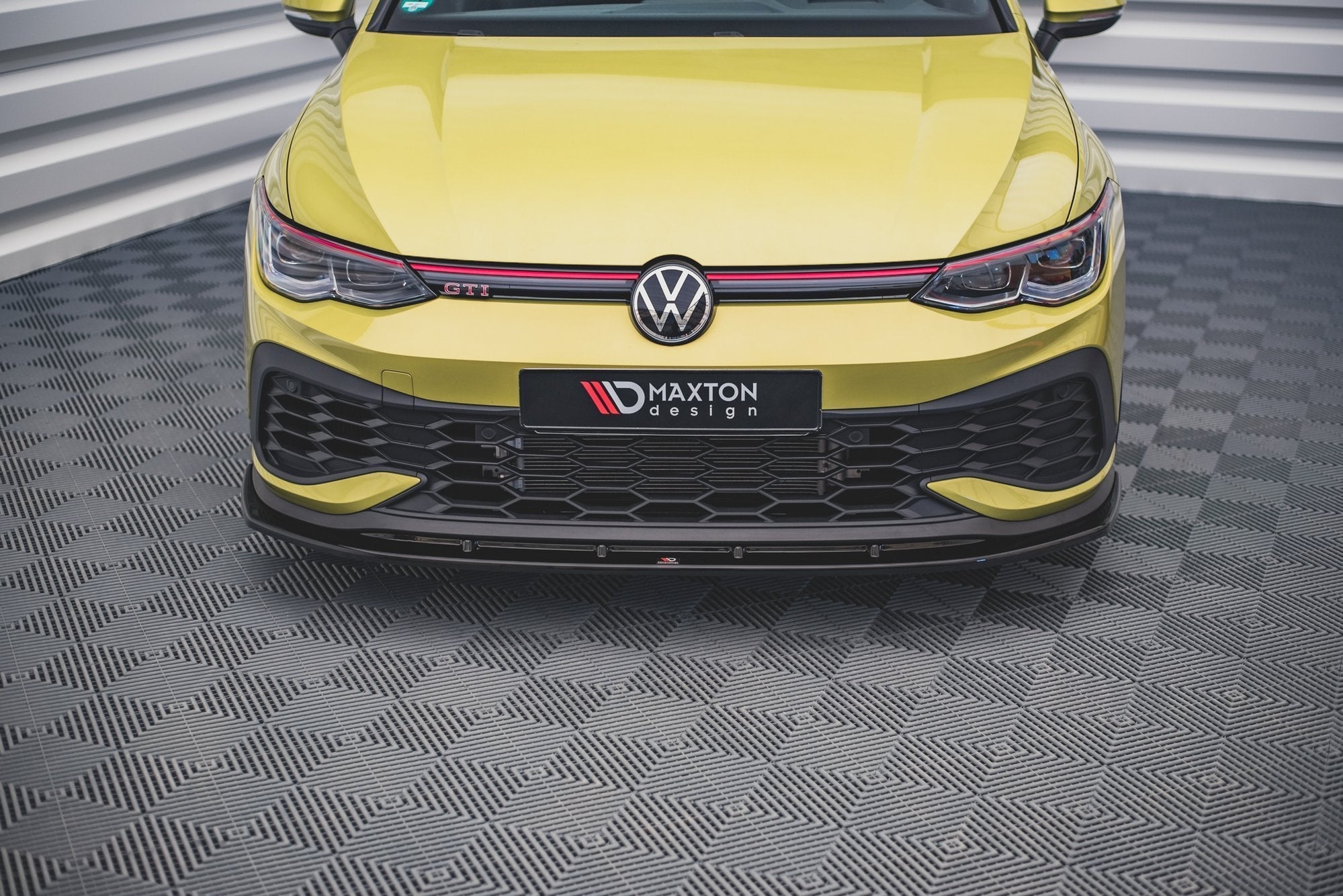 Prelungire splitter bara fata Volkswagen Golf 8 GTI Clubsport 2020- v15 - Maxton Design