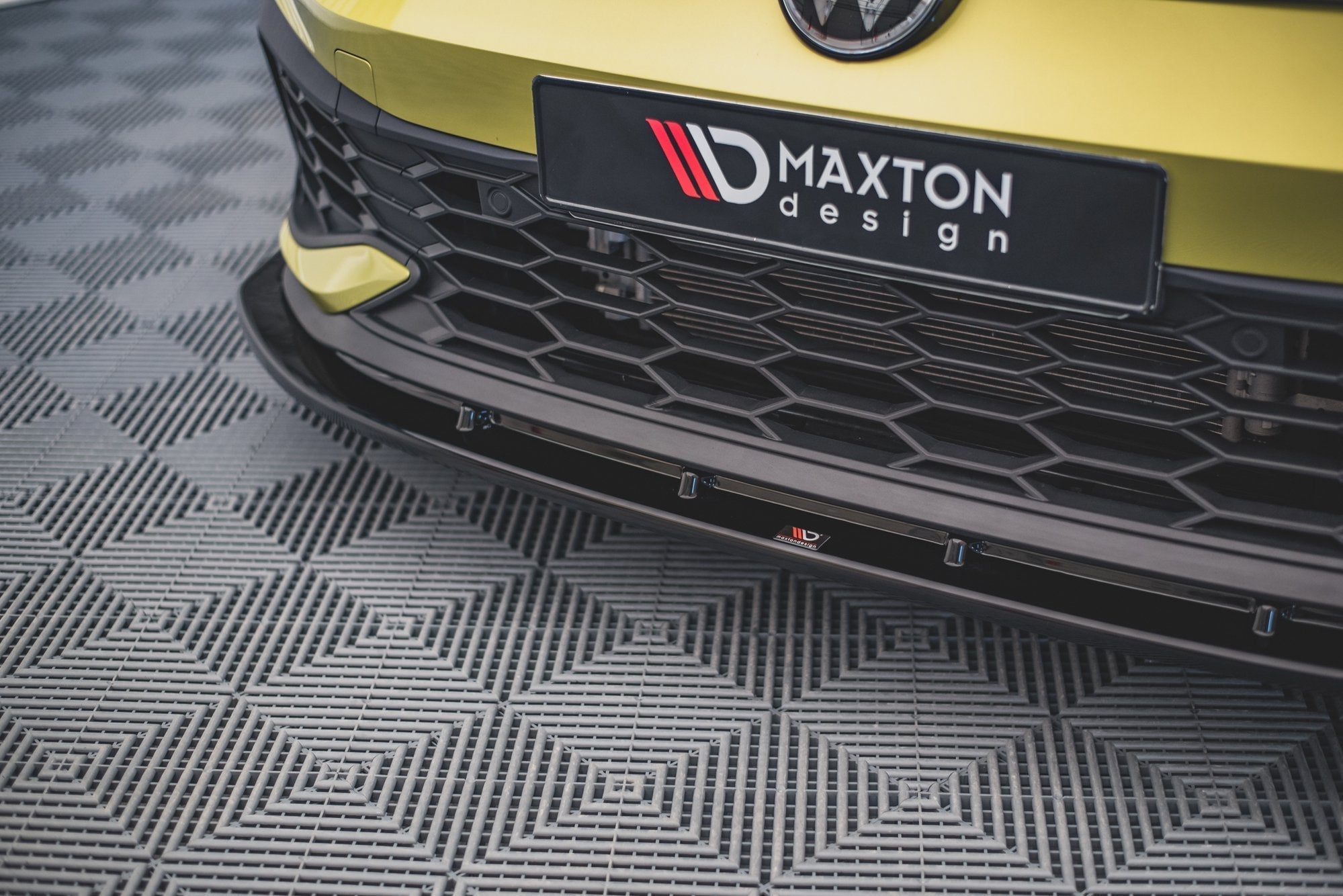 Prelungire splitter bara fata Volkswagen Golf 8 GTI Clubsport 2020- v15 - Maxton Design