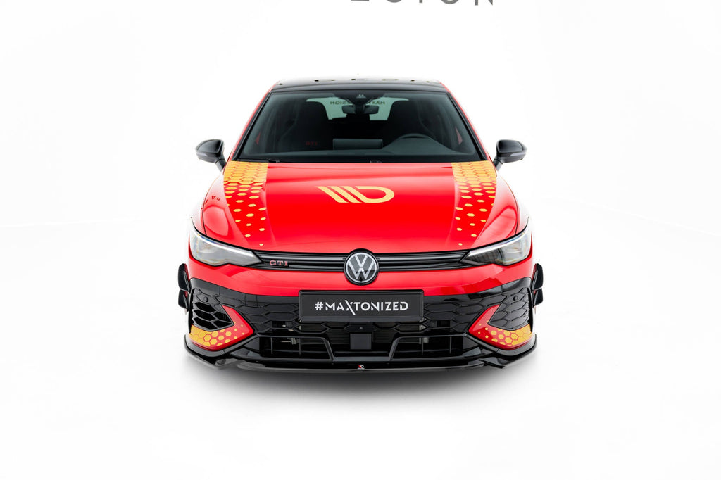 Prelungire splitter bara fata Volkswagen Golf GTI Clubsport Mk8 Facelift 2024- v43 - Maxton Design