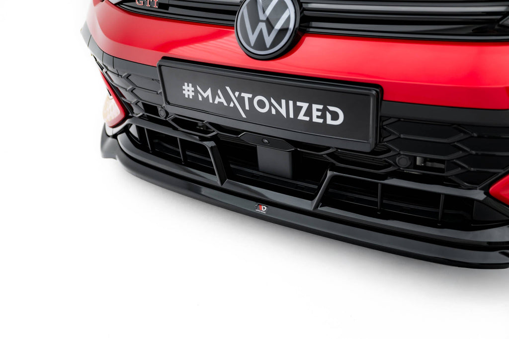 Prelungire splitter bara fata Volkswagen Golf GTI Clubsport Mk8 Facelift 2024- v43 - Maxton Design