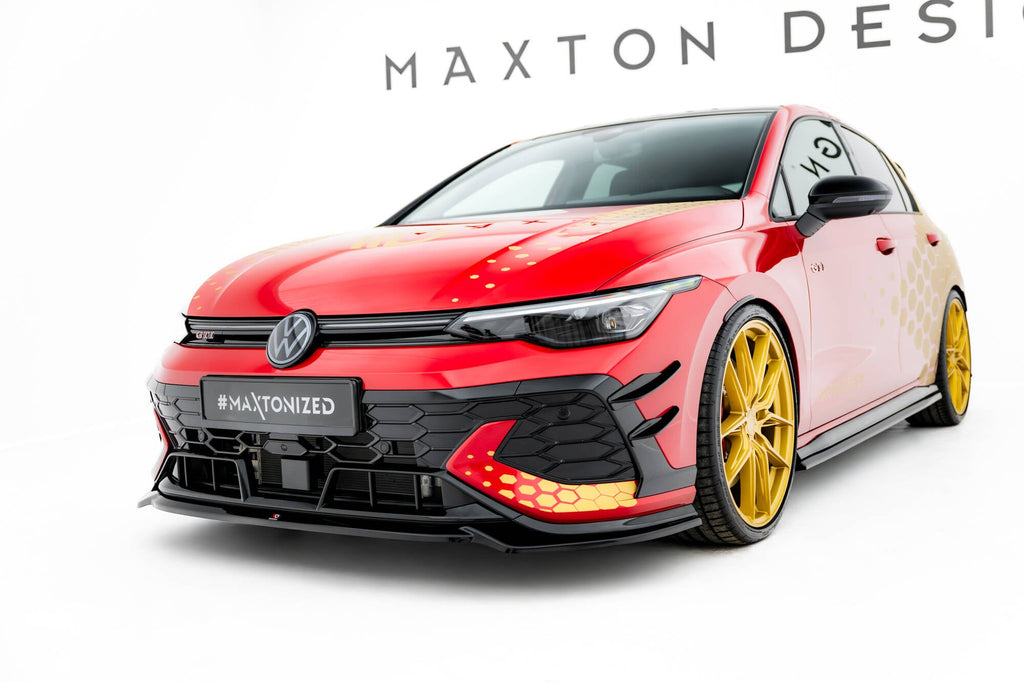 Prelungire splitter bara fata Volkswagen Golf GTI Clubsport Mk8 Facelift 2024- v43 - Maxton Design