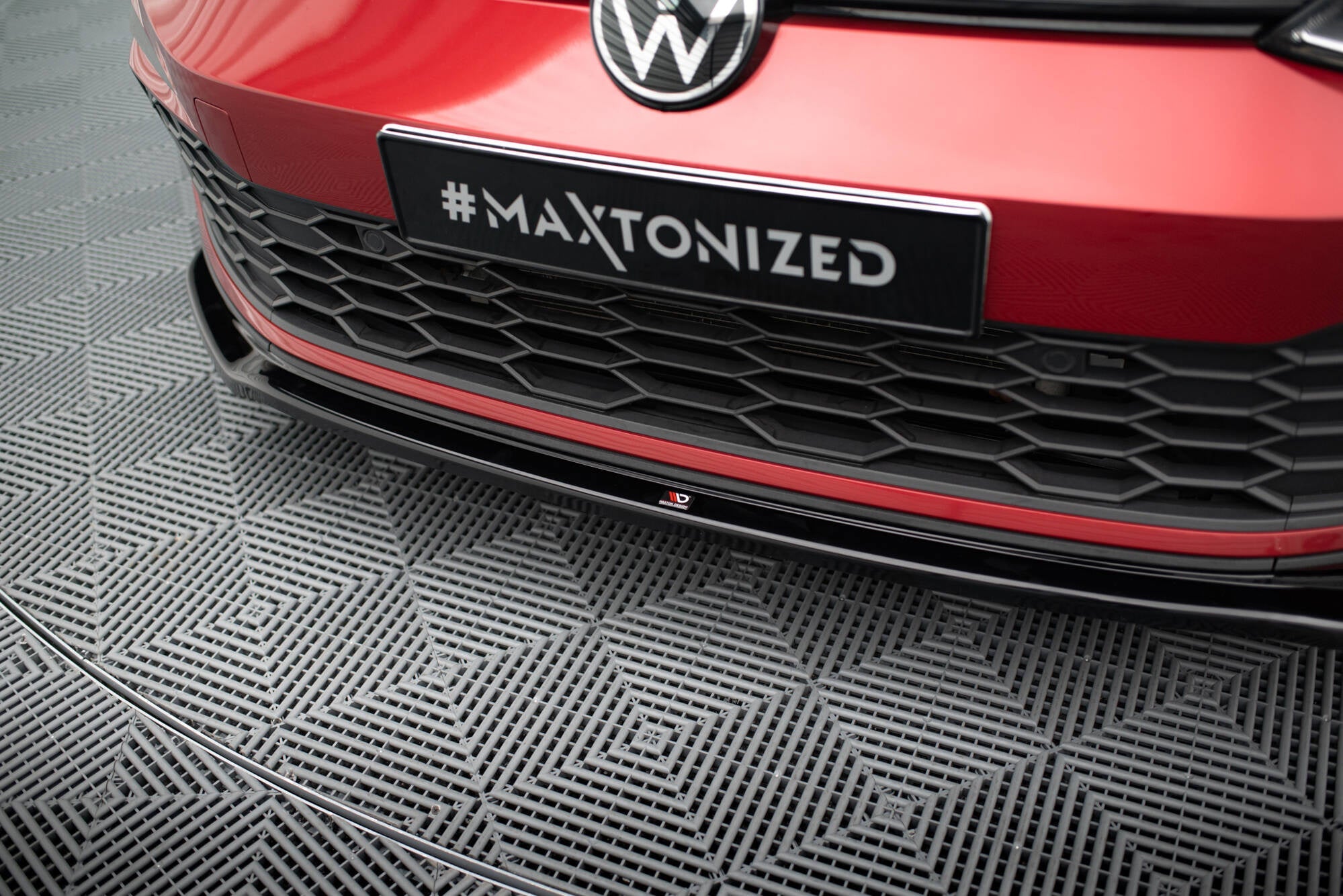 Prelungire splitter bara fata Volkswagen Golf 8 GTI 2020- v6 - Maxton Design