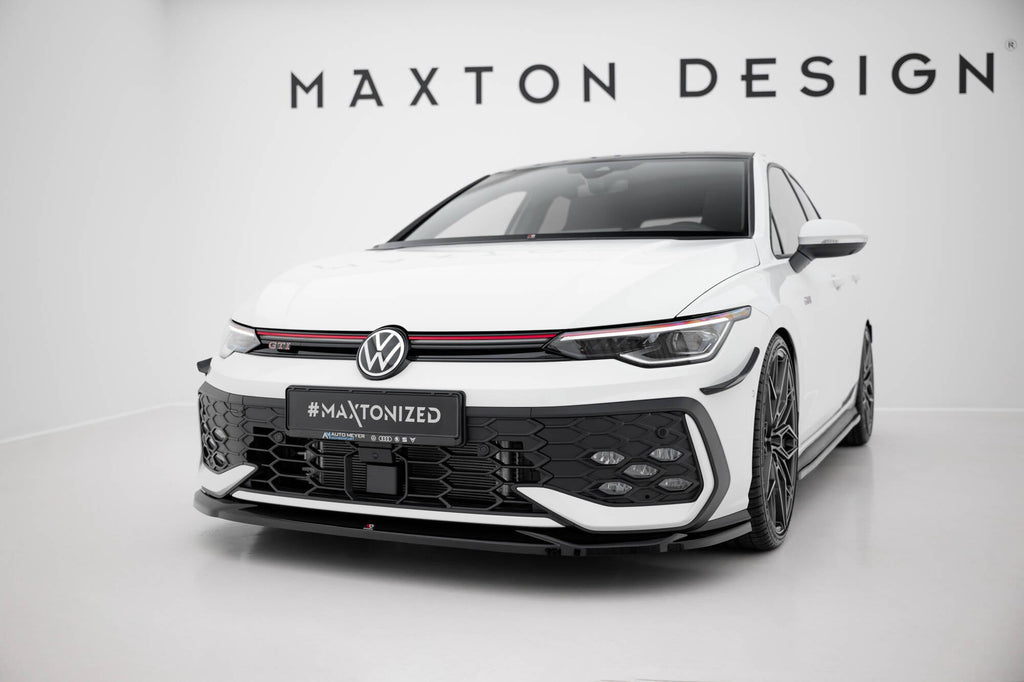 Prelungire splitter bara fata Volkswagen Golf GTI / GTE / R-Line Mk8 Facelift 2024- v37 - Maxton Design
