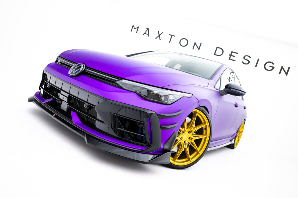 Prelungire splitter bara fata Volkswagen Golf R Mk8 Hatchback Variant Facelift 2024- v49 - Maxton Design