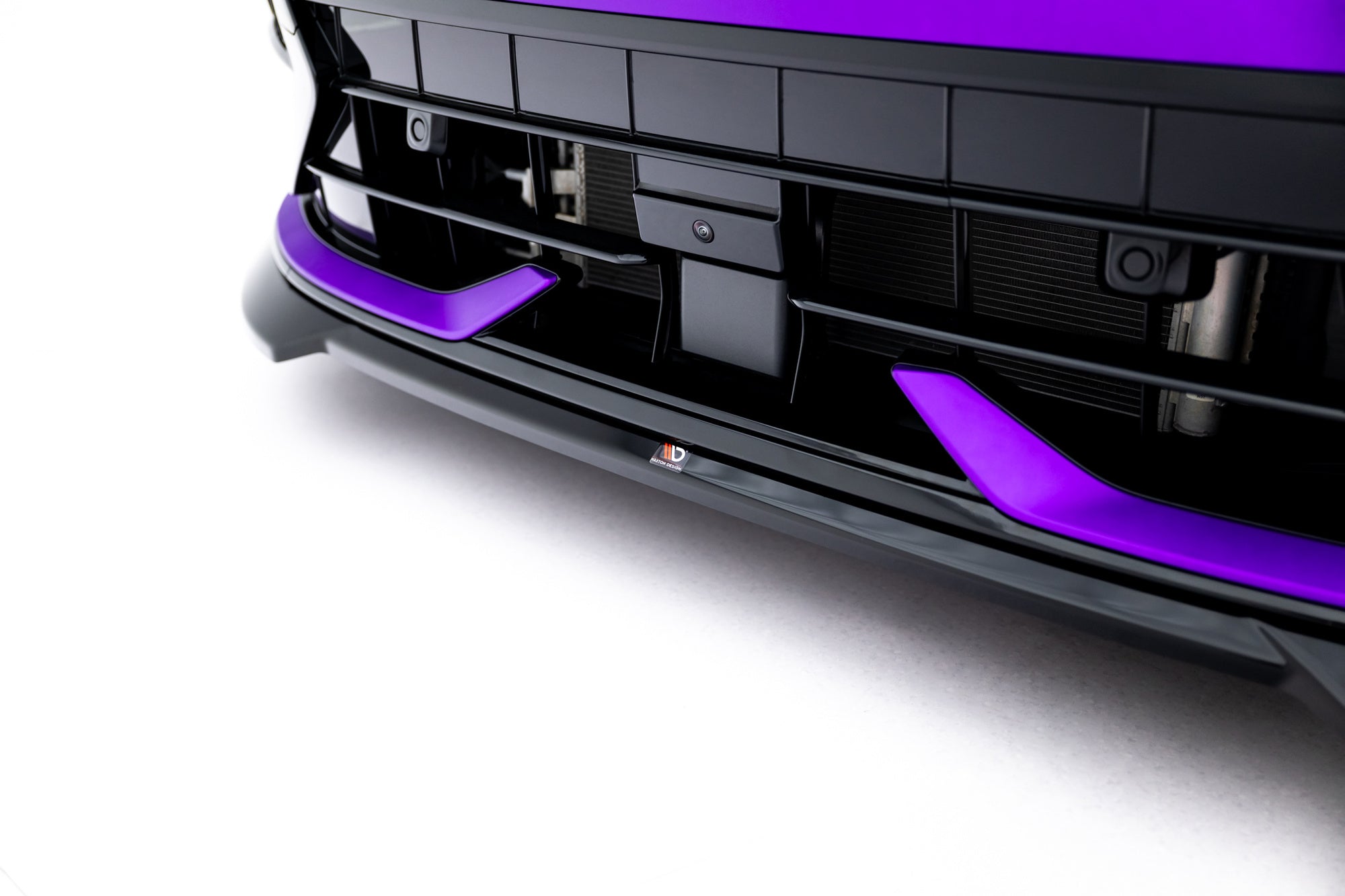 Prelungire splitter bara fata Volkswagen Golf R Mk8 Hatchback Variant Facelift 2024- v49 - Maxton Design