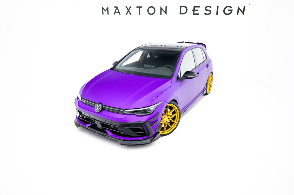 Prelungire splitter bara fata Volkswagen Golf R Mk8 Hatchback Variant Facelift 2024- v49 - Maxton Design