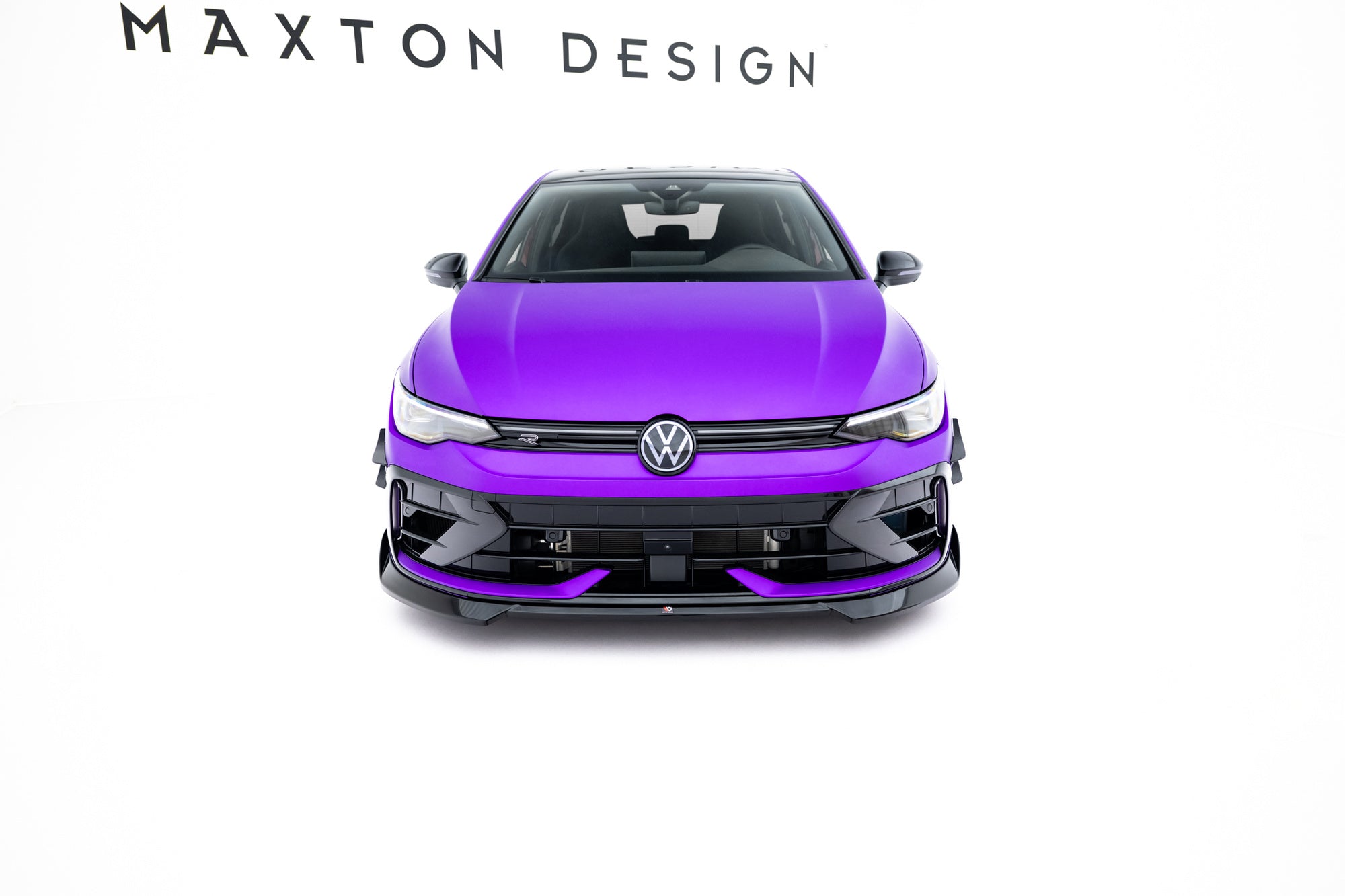 Prelungire splitter bara fata Volkswagen Golf R Mk8 Hatchback Variant Facelift 2024- v49 - Maxton Design
