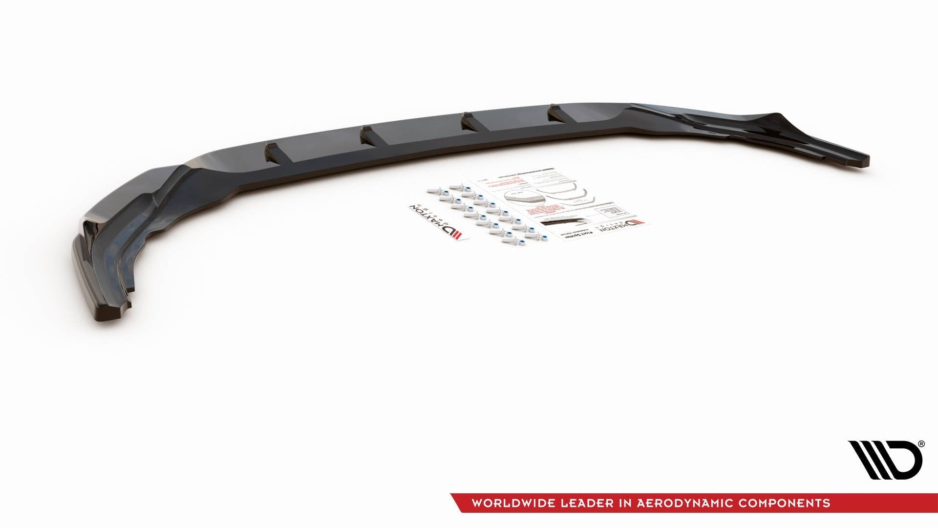 Prelungire splitter bara fata Volkswagen Golf R Mk8 2020- v22 - Maxton Design
